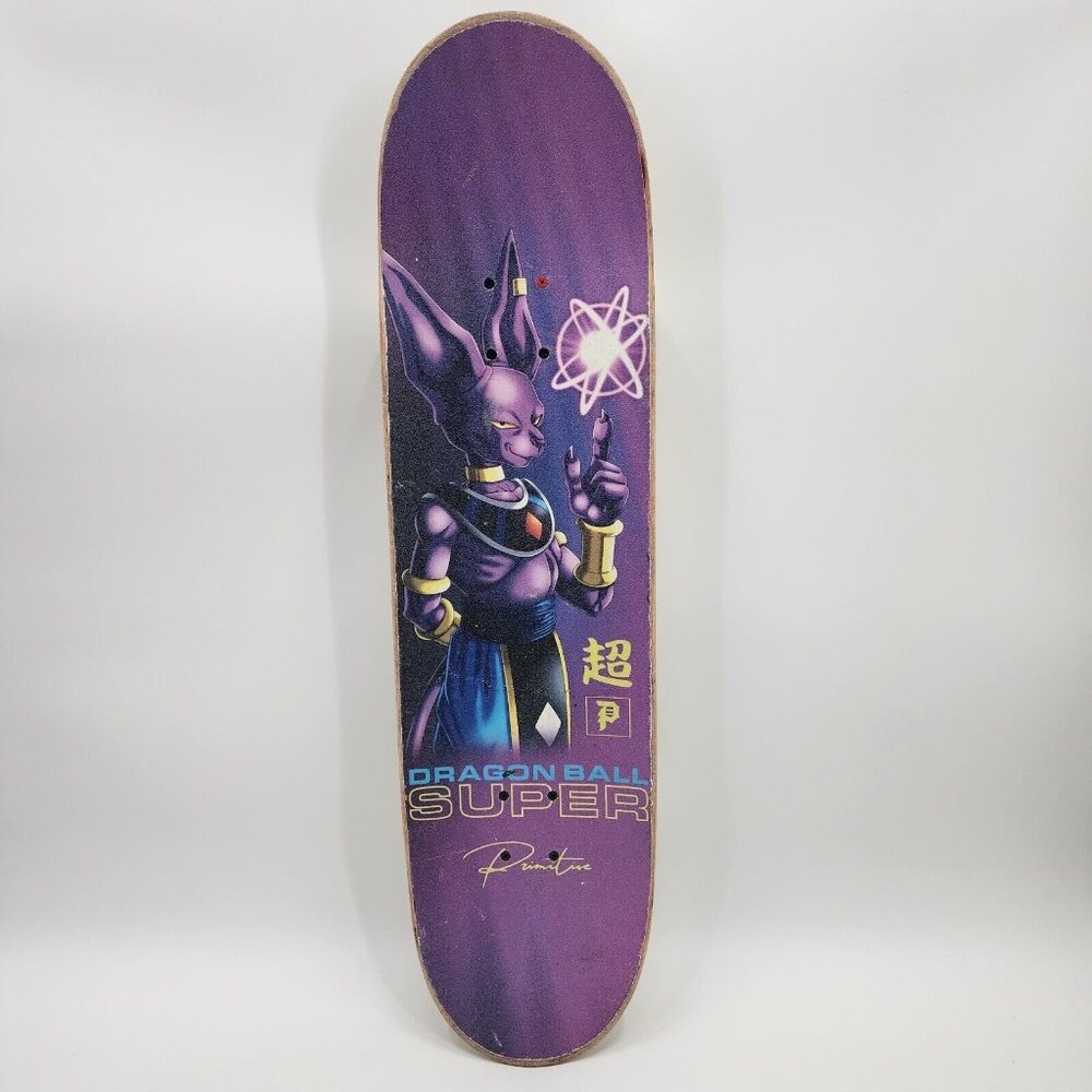 Krux Primitive Dragon Ball Z Super Beerus Orb Skateboard Anti-Hero RARE 32 in